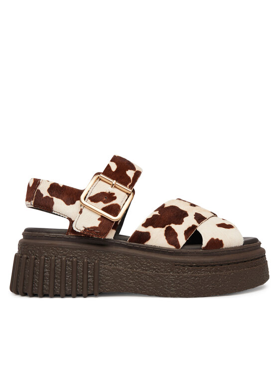 Clarks Clarks Sandále Evamar Wish 26185891 Hnedá