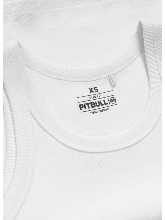 PITBULL PITBULL Tank top Rib LAYLA II Biały Regular Fit