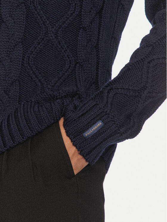 Paul&Shark Paul&Shark Sweter 14311084 Granatowy Regular Fit