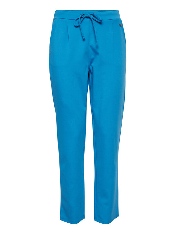 Fransa Fransa Hlače iz tkanine 20605622 Modra Regular Fit