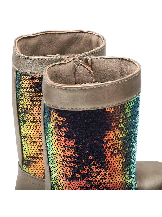 Nelli Blu Nelli Blu Stiefel CM211224-12 Goldfarben