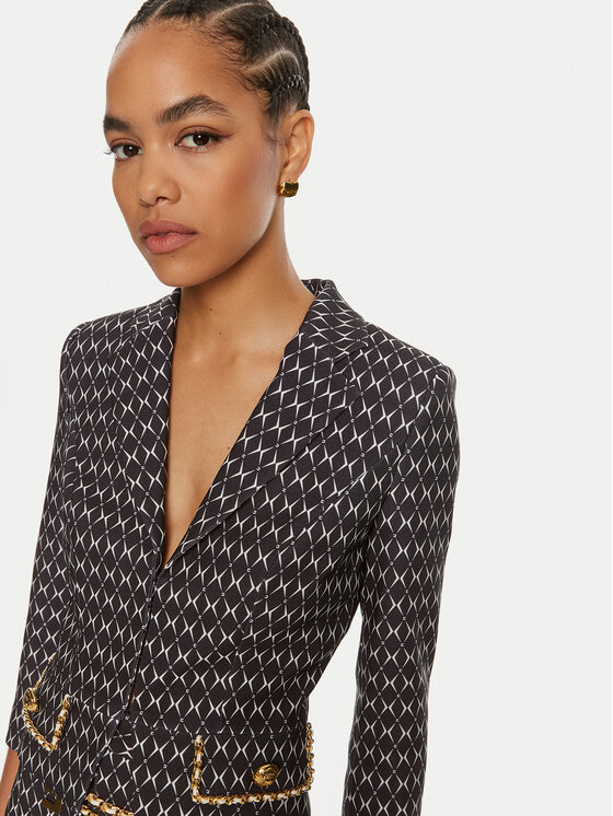 Elisabetta Franchi Elisabetta Franchi Сако GI-S85-46E2 Черен Regular Fit
