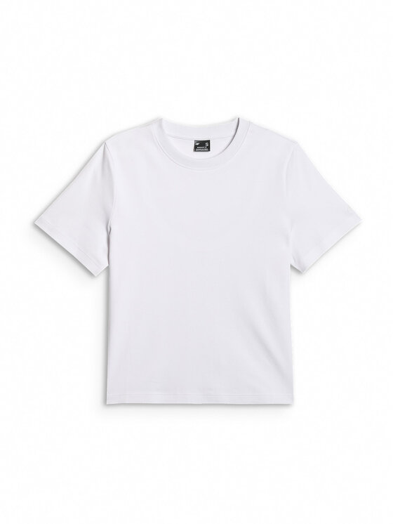 4F 4F T-Shirt ESSENTIALS Biały Regular Fit