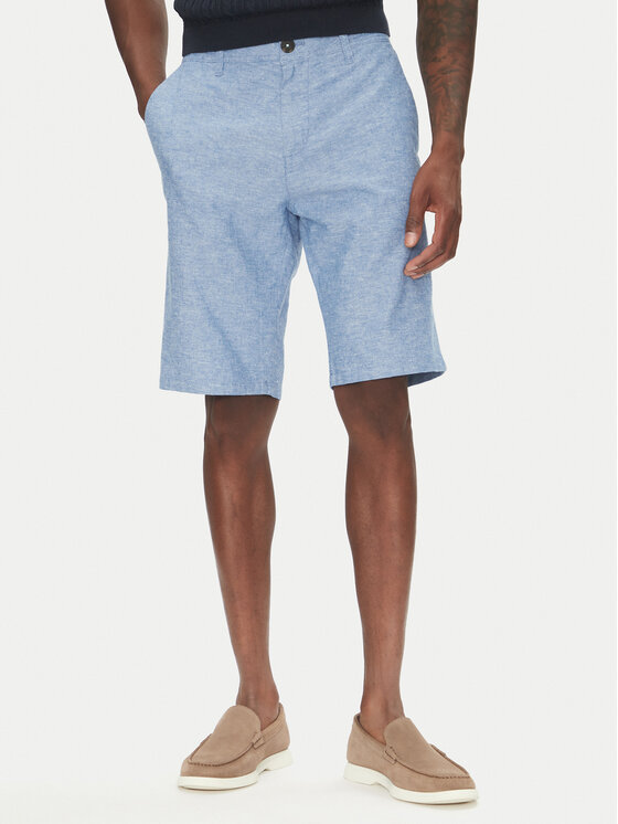 Tom Tailor Tom Tailor Šortky z materiálu 1044712 Modrá Regular Fit