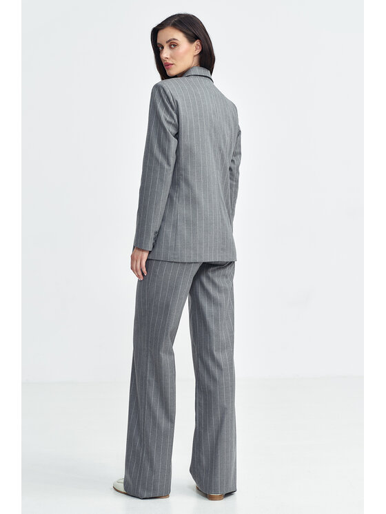 NIFE NIFE Marynarka Z71 Szary Oversize
