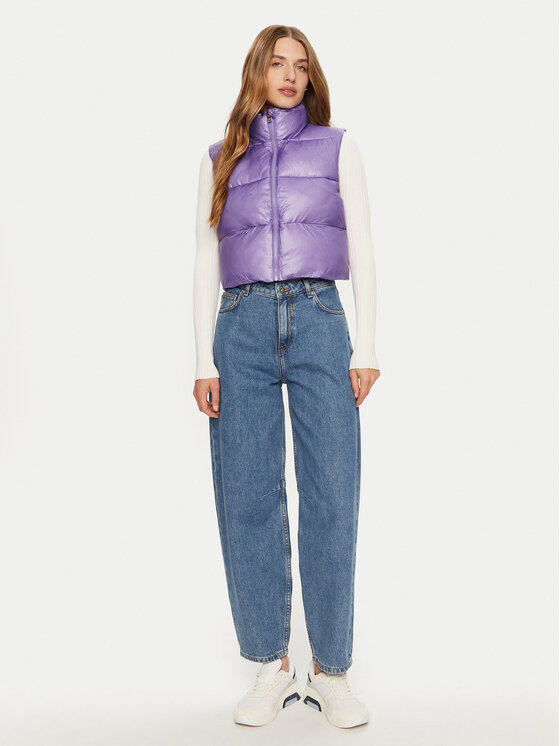 REPLAY REPLAY Bezrękawnik W7856 .000.84988 Fioletowy Regular Fit