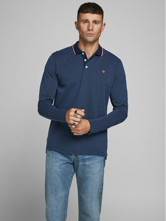 Jack&Jones Polo 12174038 Tumši zils Regular Fit