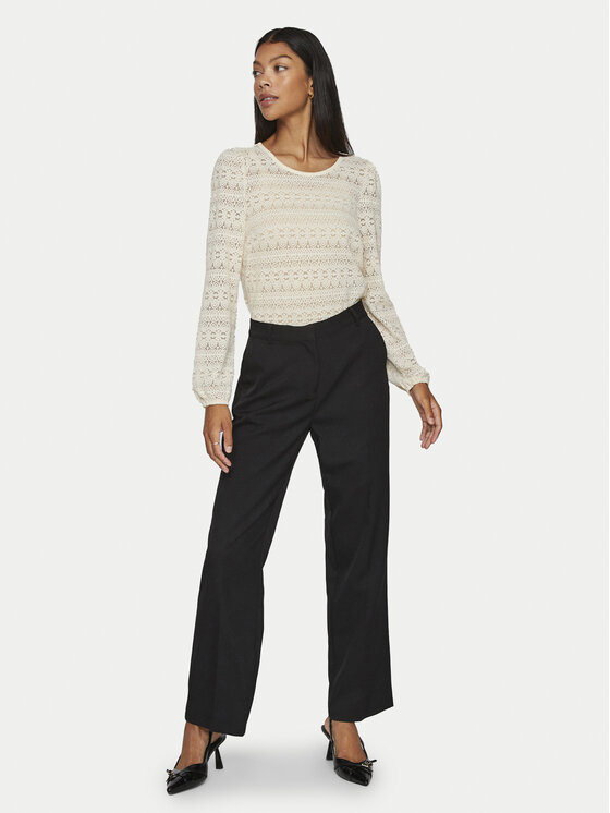 Vila Vila Sweater Chikka 14095731 Bézs Standard Fit