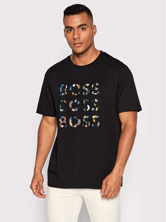 T-shirt Teelogofun 50473066 Nero Loose Fit