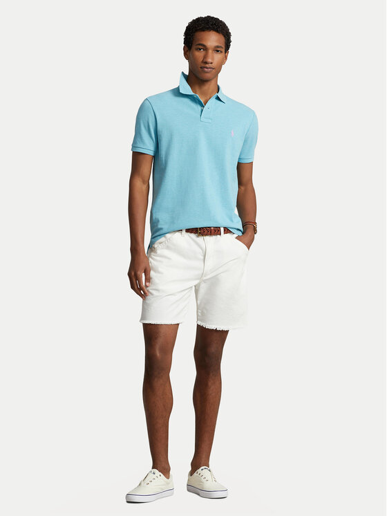 Polo Ralph Lauren Polo Ralph Lauren Tricou polo 710536856414 Albastru celest Slim Fit