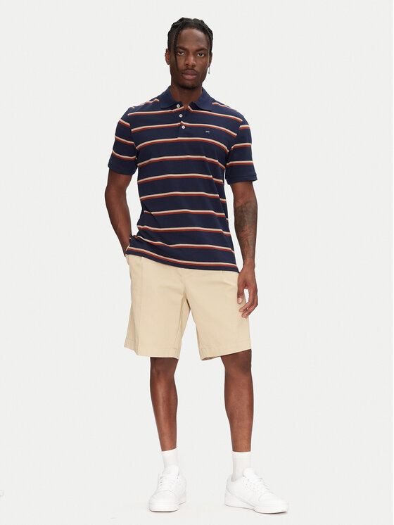 Wrangler Wrangler Polo 112362827 Granatowy Regular Fit