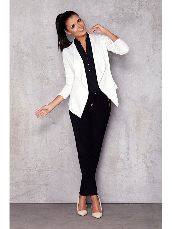 Infinite You Infinite You Marynarka M011 Écru Basic Fit