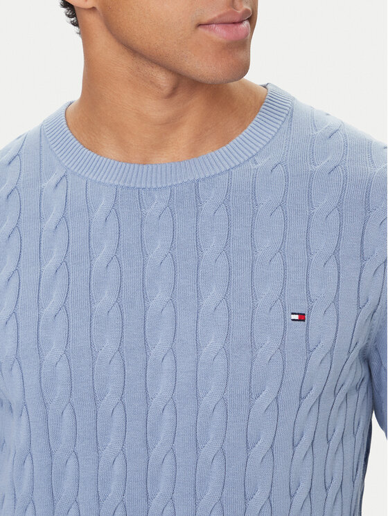 Tommy Hilfiger Tommy Hilfiger Maglione MW0MW33132 Celeste Regular Fit