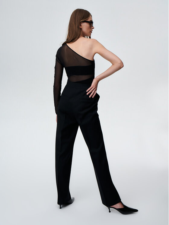 Undress Code Undress Code Spodnie materiałowe Dolce 602 Czarny Relaxed Fit