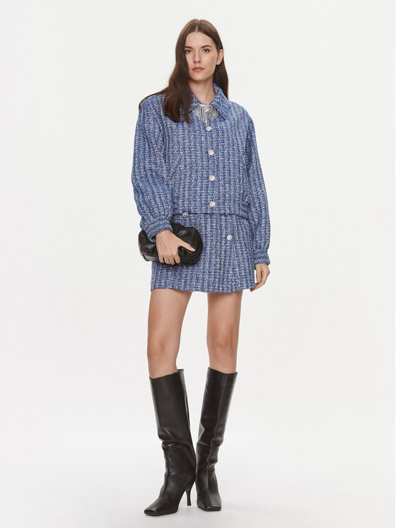 Custommade Custommade Φούστα mini Rachelle 999830902 Μπλε Regular Fit