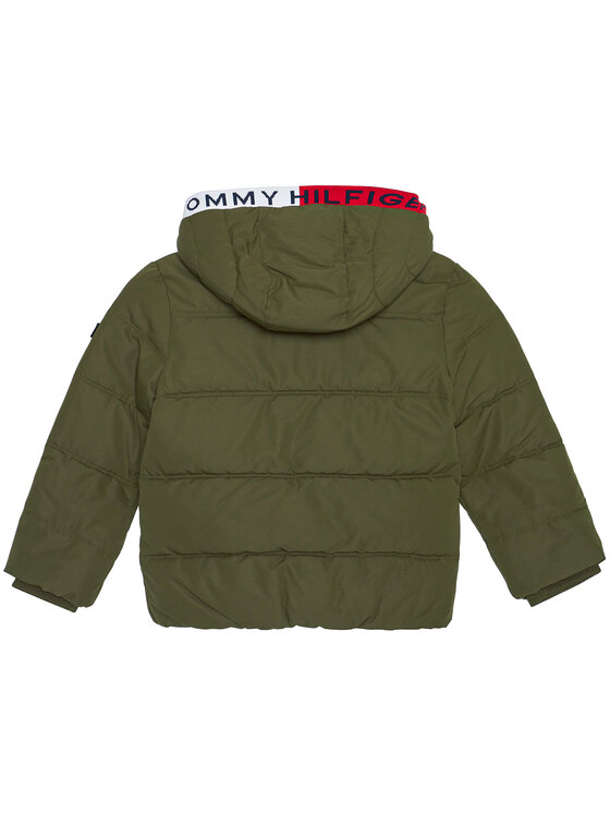 tommy hilfiger grey parka