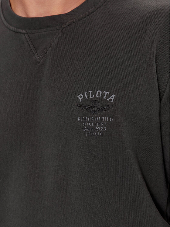 Aeronautica Militare Aeronautica Militare Суитшърт 232FE1829F533 Сив Regular Fit
