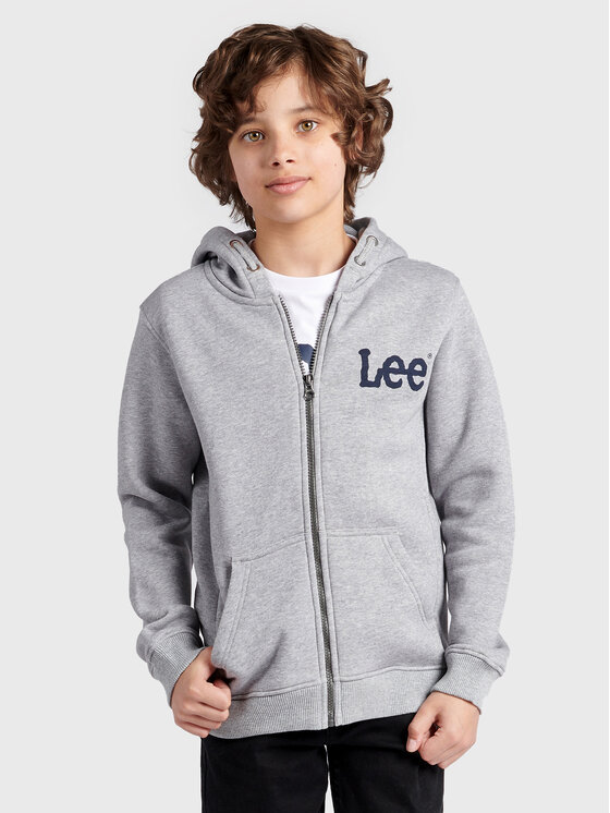 Lee Lee Світшот LEE0009 Сірий Regular Fit