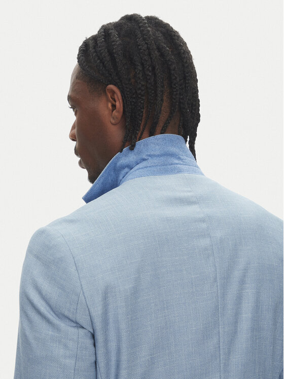 Lindbergh Lindbergh Öltöny 30-606034 Kék Slim Fit