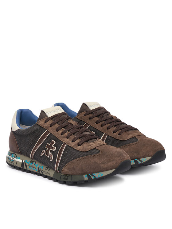 Premiata Premiata Sneakersy Lucy Var 8402 Brązowy ciemny