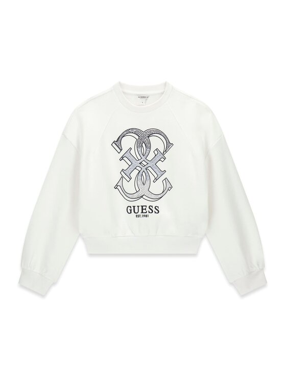 Guess Kids Guess Kids Sweter 180990 Biały Classic Fit