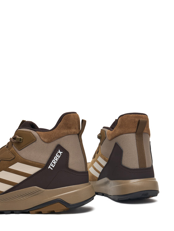 adidas adidas Παπούτσια πεζοπορίας Terrex Anylander Leather Mid Hiking KJ5213 Καφέ