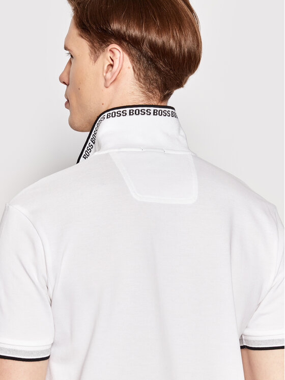 BOSS Boss Polo Paddy 50469055 Biały Regular Fit