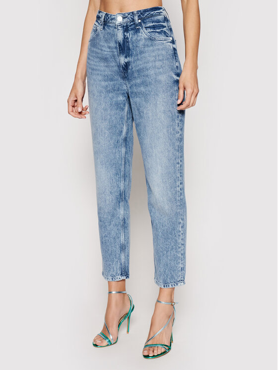 Guess Guess Džinsi W1GA21 D4CN1 Zils Relaxed Fit