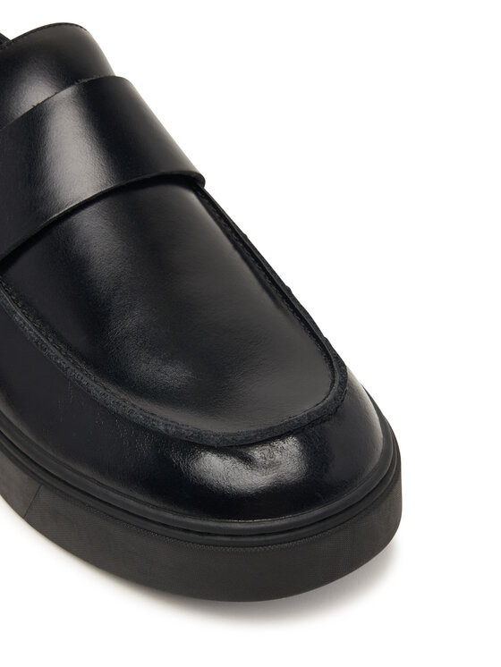 Calvin Klein Calvin Klein Loaferke Hybrid Clean Cup Loafer Band Lth HM0HM02250 Črna