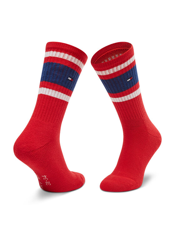 Tommy Hilfiger Tommy Hilfiger Набір з 2 пар високих шкарпеток unisex 394020001 Червоний