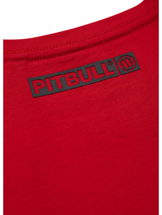 PITBULL PITBULL T-Shirt Koszulka Czerwony Regular Fit