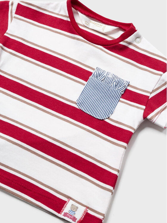 Mayoral Mayoral 2er-Set T-Shirts und Shorts 1629 Rot Regular Fit