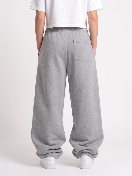 Jigga Wear Jigga Wear Spodnie dresowe Szerokie 133095 Szary Regular Fit