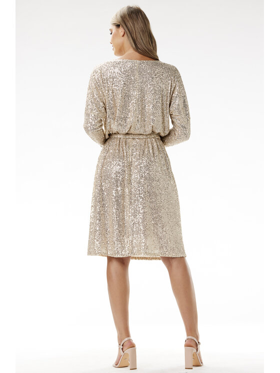 Awama Awama Abito da sera A690 Beige Basic Fit