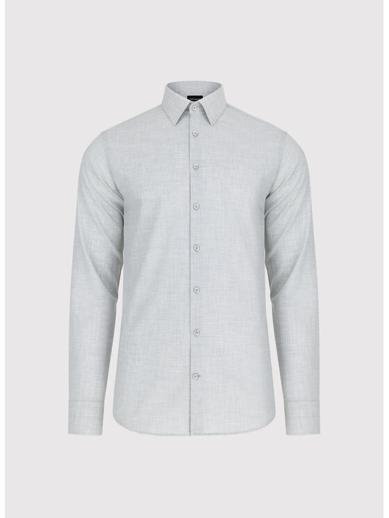 Pako Lorente Pako Lorente Koszula P26WP-1X-018 Szary Slim Fit