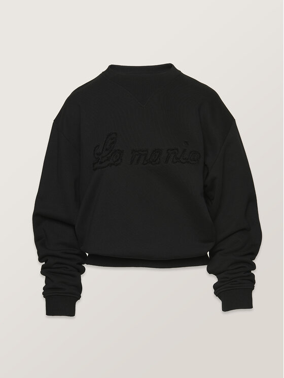 La Mania La Mania Felpa BRODIE Nero Classic Fit