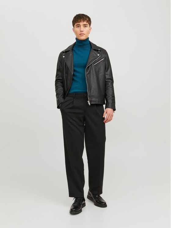 Jack&Jones Jack&Jones Krekls ar augstu apkakli 12157417 Zils Regular Fit