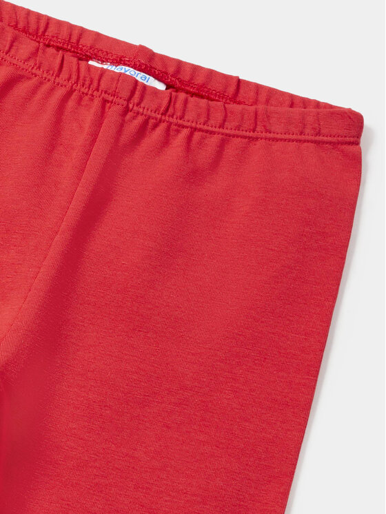 Mayoral Mayoral Komplet t-shirt i legginsy 1738 Czerwony Regular Fit