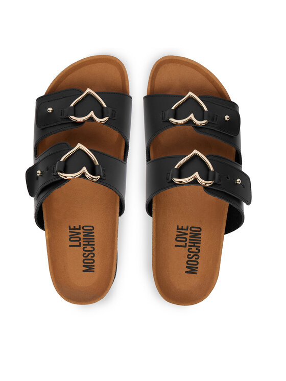 LOVE MOSCHINO LOVE MOSCHINO Şlapi JA28173G0OIA0000 Negru