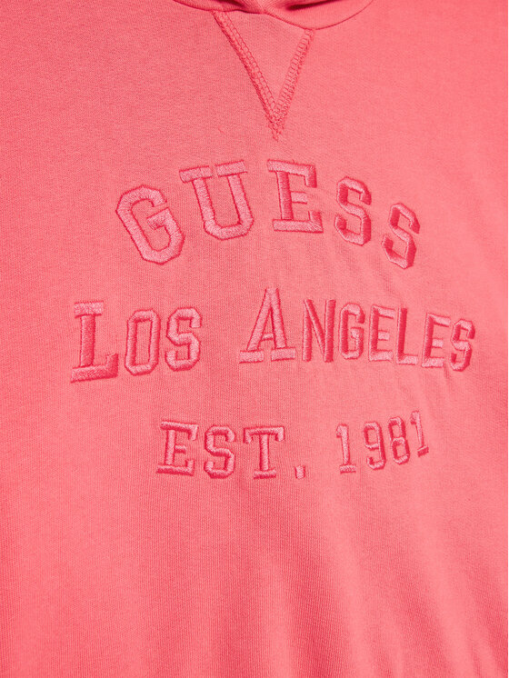 Guess Guess Bluza J3GQ00 KA6R3 Różowy Regular Fit