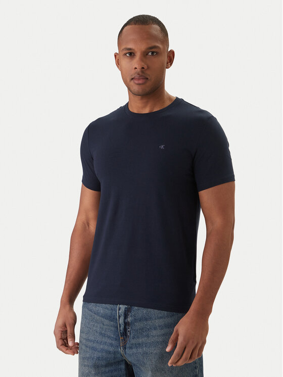 Calvin Klein Tricou LV04LC240G Bleumarin Slim Fit
