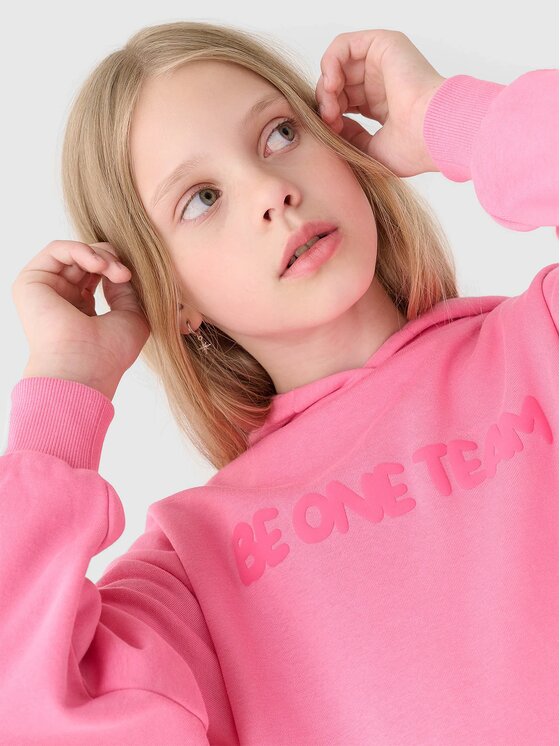 4F 4F Felpa 4FJRAW24TSWSF1790-54S Rosa Regular Fit