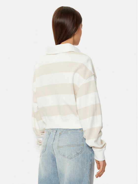Tommy Jeans Tommy Jeans Μπλούζα DW0DW19409 Μπεζ Relaxed Fit