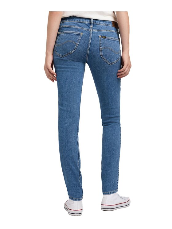 Lee Lee Jeansy 112351155 Niebieski Skinny Fit