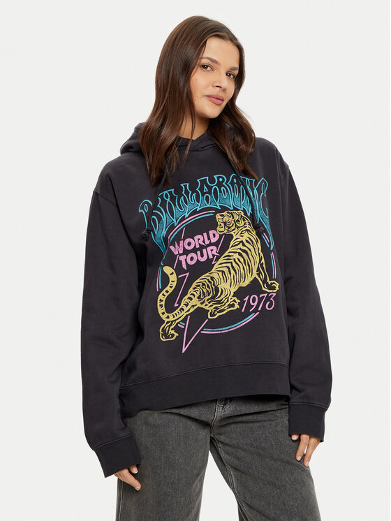 Billabong Mikina Tiger Tour EBJSF00157 Čierna Regular Fit