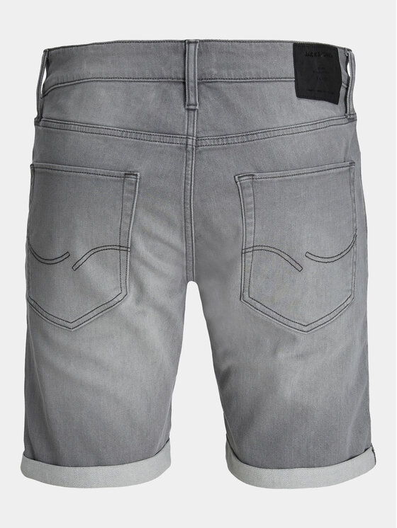 Jack&Jones Jack&Jones Džínsové šortky Rick Icon 12249212 Sivá Regular Fit