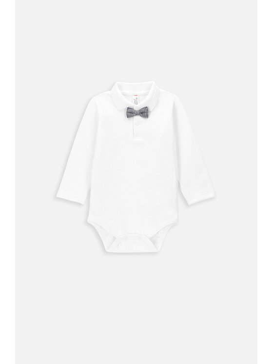 Coccodrillo Coccodrillo Body dziecięce WC4112401EBB-001 Biały