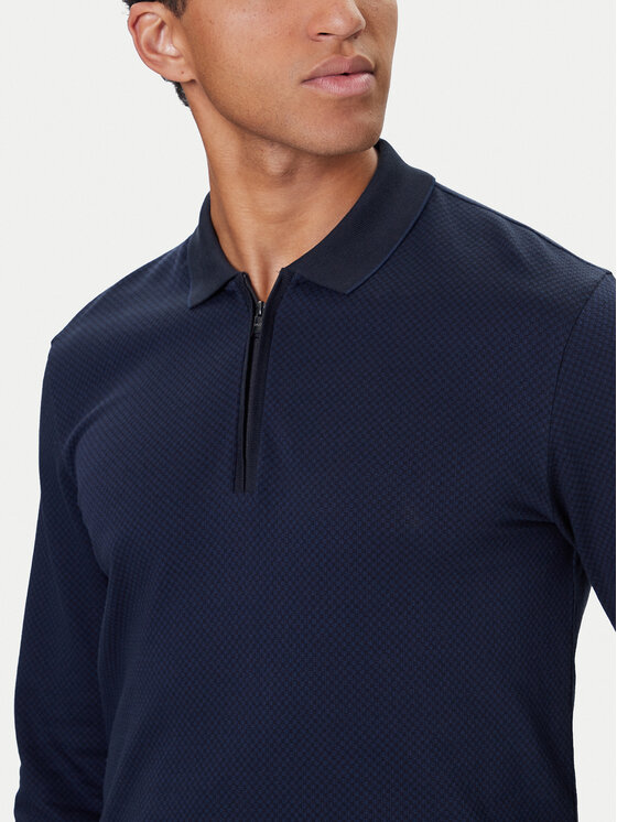 BOSS BOSS Polokošeľa H-Peduzzi 06 50549583 Tmavomodrá Regular Fit