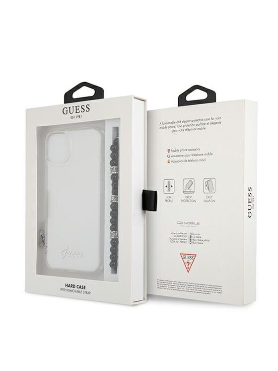 Guess Guess Etui na telefon iPhone 13 Mini Przezroczysty
