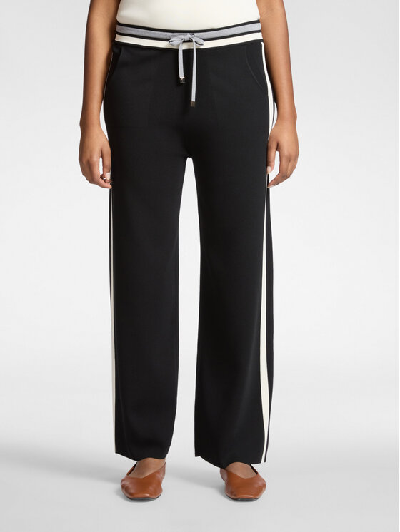 Elena Mirò Elena Mirò Pantaloni di tessuto P622Z000149N0B3 Nero Regular Fit